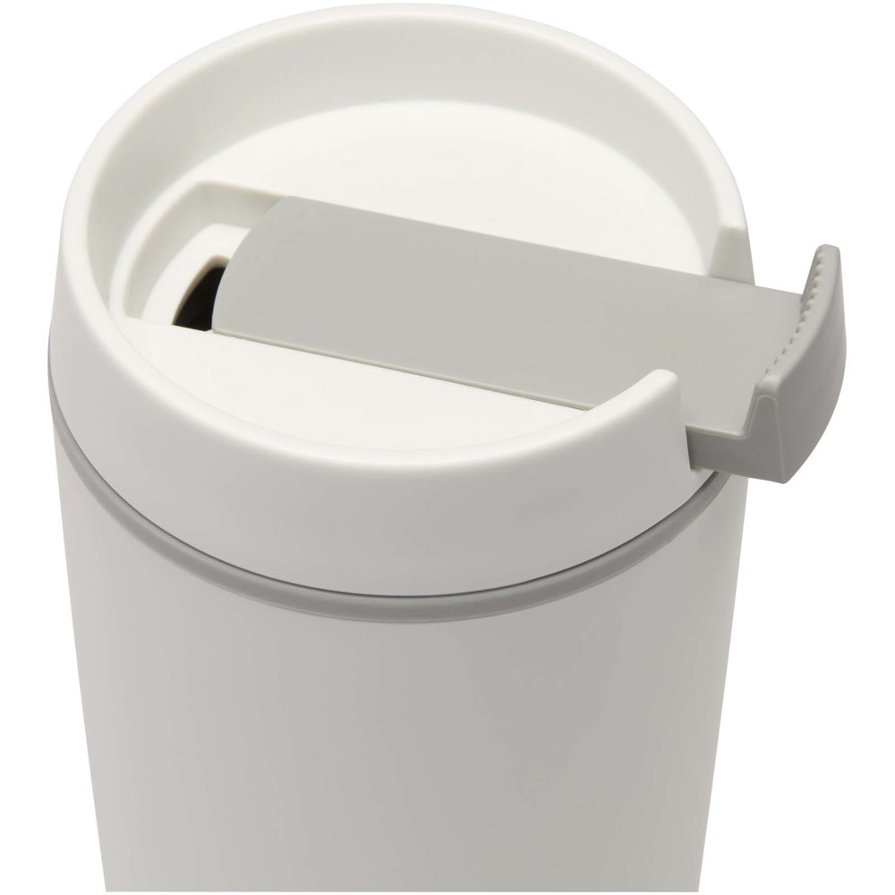 Gobelet en plastique à double paroi Sedona, 480 ml Blanc