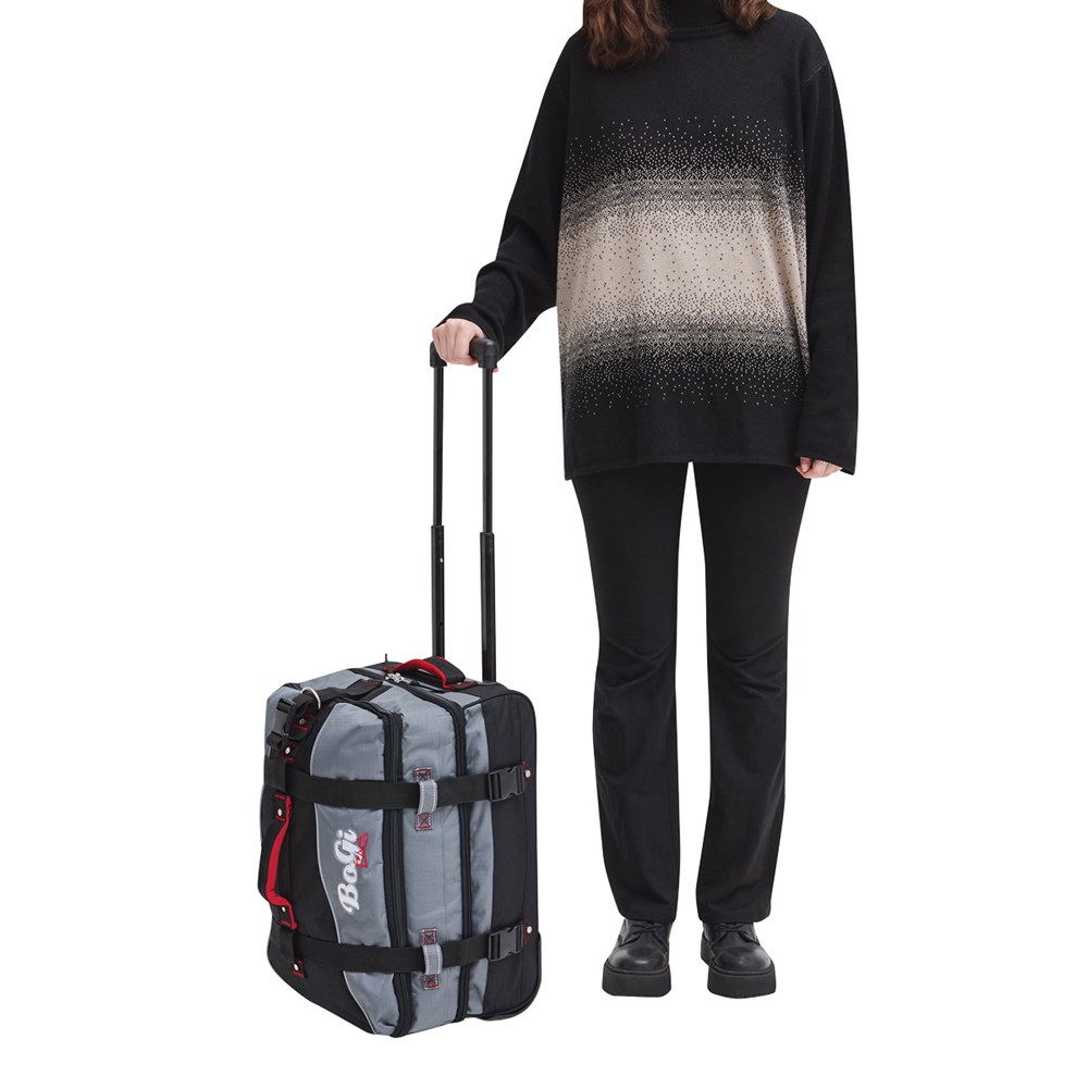 Sac à roulettes BoGi Bag 40 Litre noir/gris