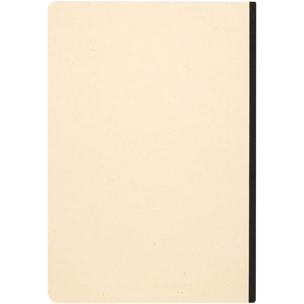 Carnet A5 Liliana à couverture souple en canne à sucre et RPET Noir
