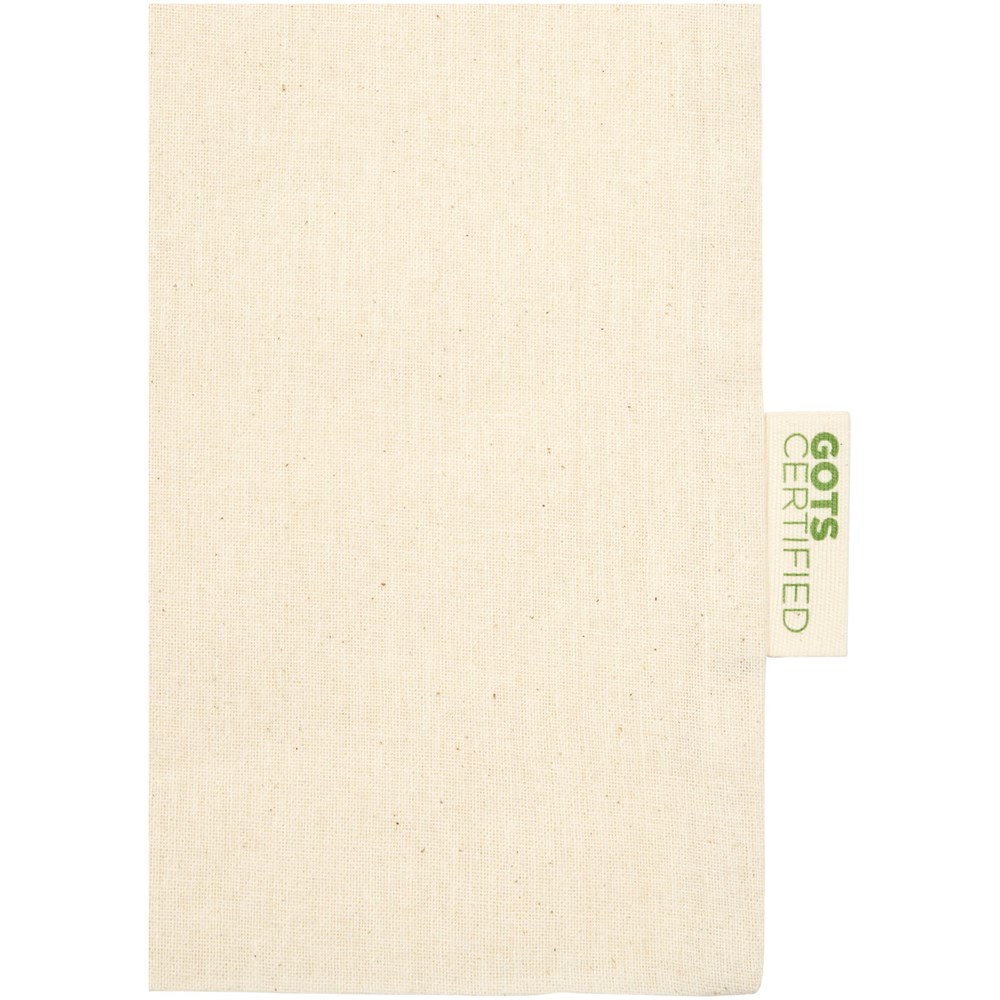 Orissa 100 g/m² Tragetasche aus Bio-Baumwolle 7L natural