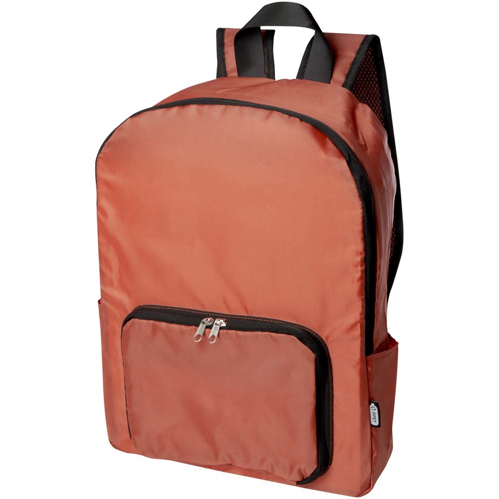 EcoFold faltbarer RPET Rucksack 15 L Brick