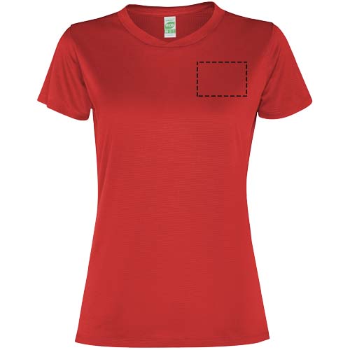 Slam Sport T-Shirt für Damen rot