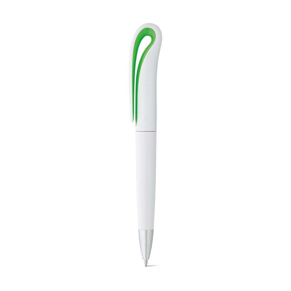TOUCAN Stylo avec mécanisme twist et clip vert clair