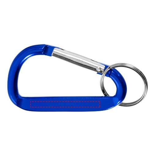 Timor RCS Karabiner Schlüsselanhänger aus recyceltem Aluminium royalblau