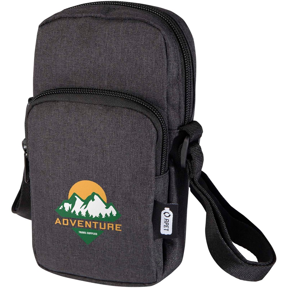 Ross Handytasche aus recyceltem GRS-Material Heather Charcoal