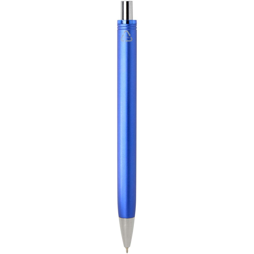 Stylo bille Feld recyclé RCS avec finition métallique (encre noire) Bleu royal