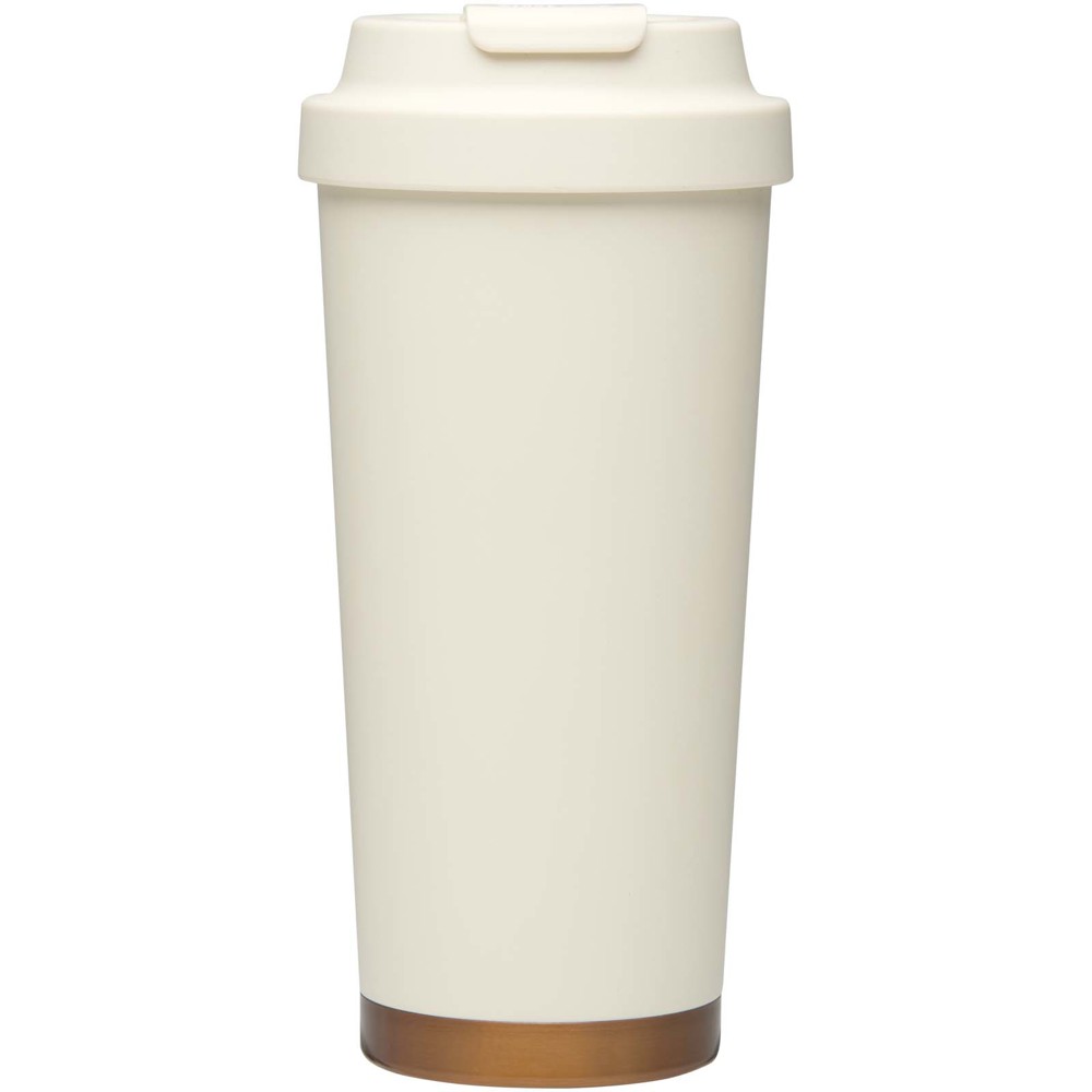 Gobelet isotherme à double paroi en acier inoxydable recyclé RCS Hampton, 480 ml