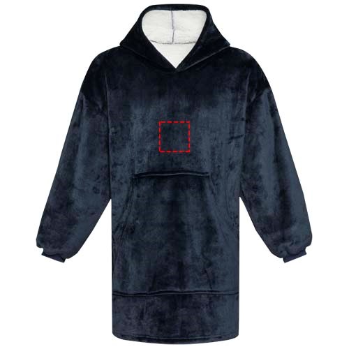 Denali GRS Hoodie-Decke dunkelblau