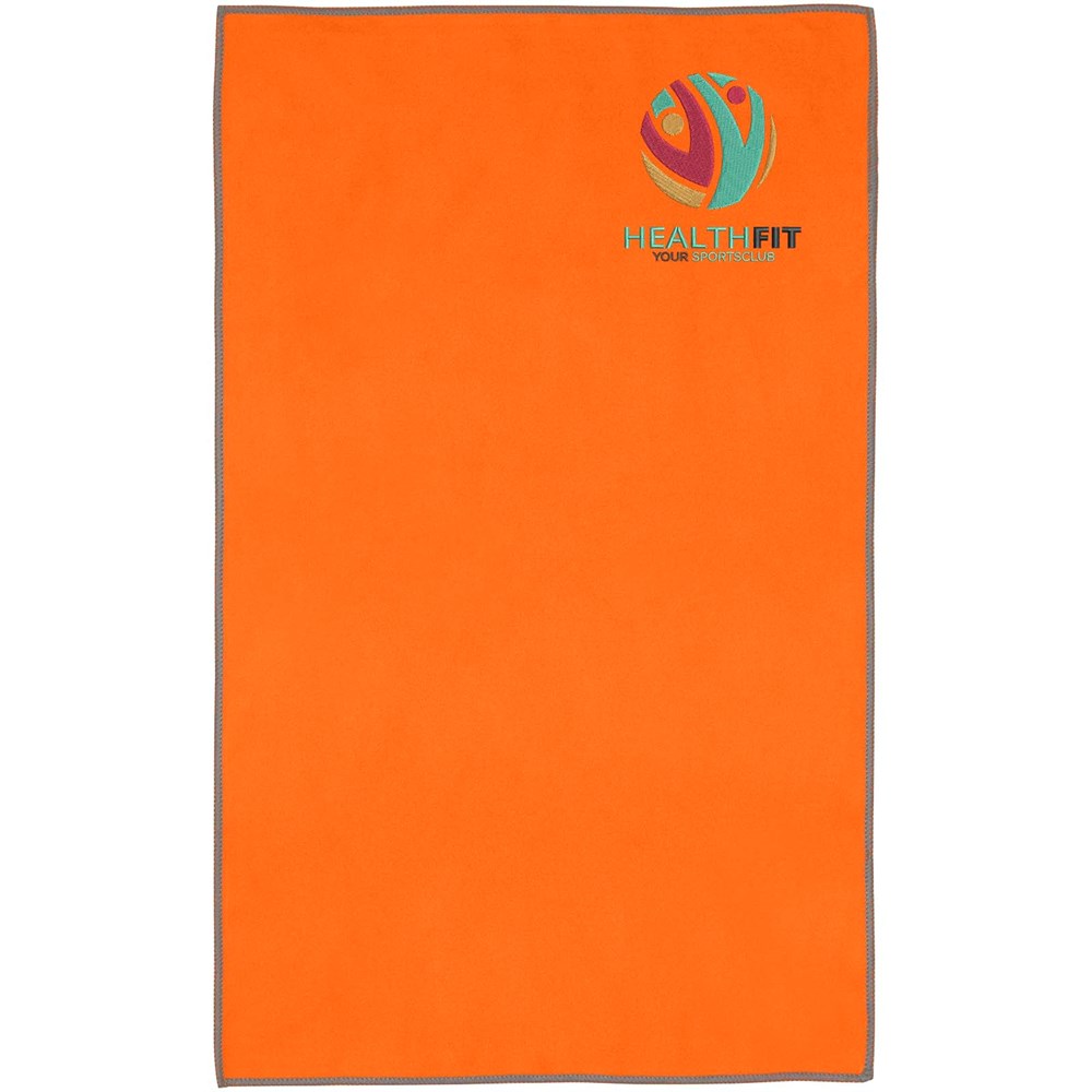 Pieter ultraleichtes und schnell trocknendes GRS Handtuch 30 × 50 cm orange
