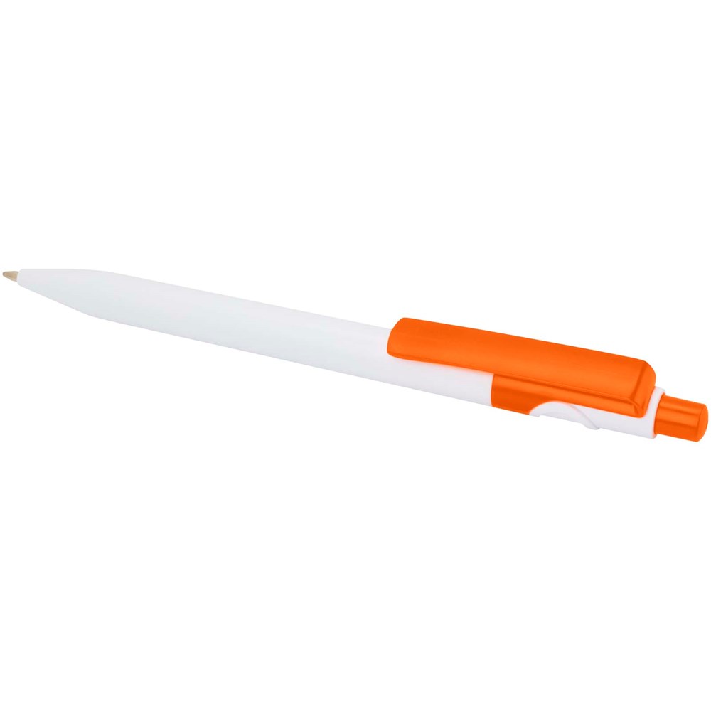 Stylo bille Unica en plastique recyclé (encre bleue) Orange