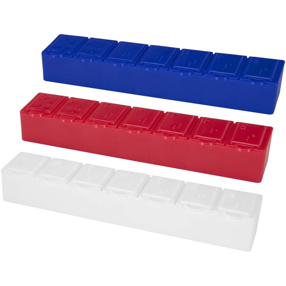 Dose 7 Tage Multivitamin Organizer rot