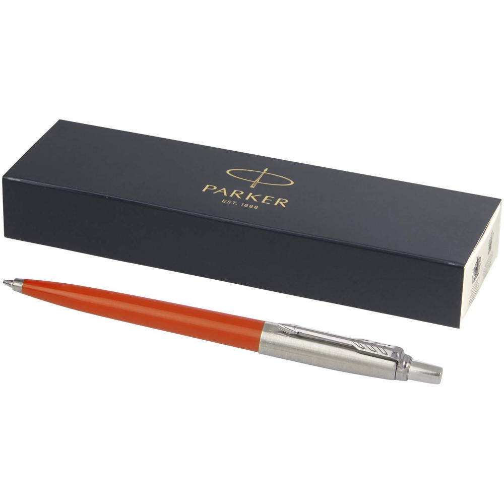 Stylo bille Parker Jotter recyclé (encre bleue) Orange