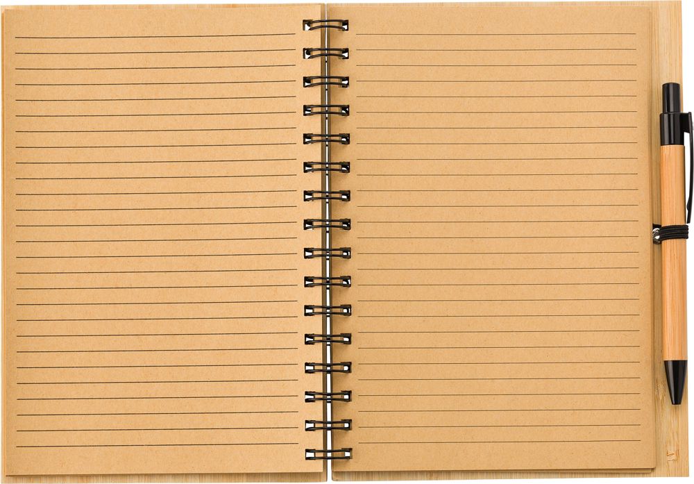 Notizbuch aus Bambus Carmen