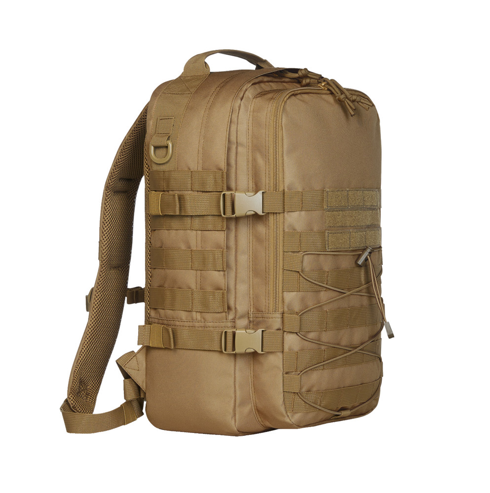 Notebook-Rucksack MOLLE coyote braun
