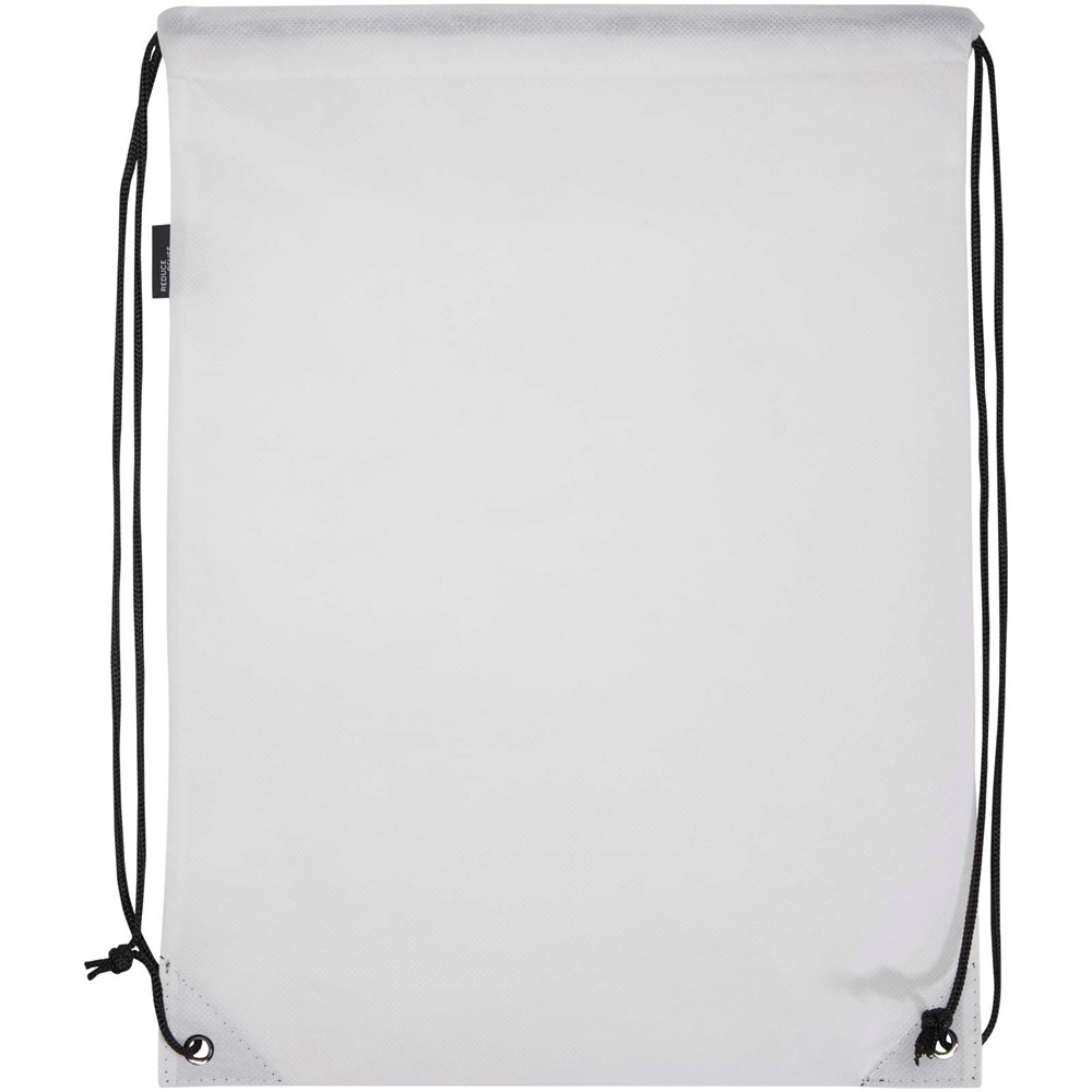 Evergreen Sportbeutel aus recyceltem GRS Non Woven 5 L weiss