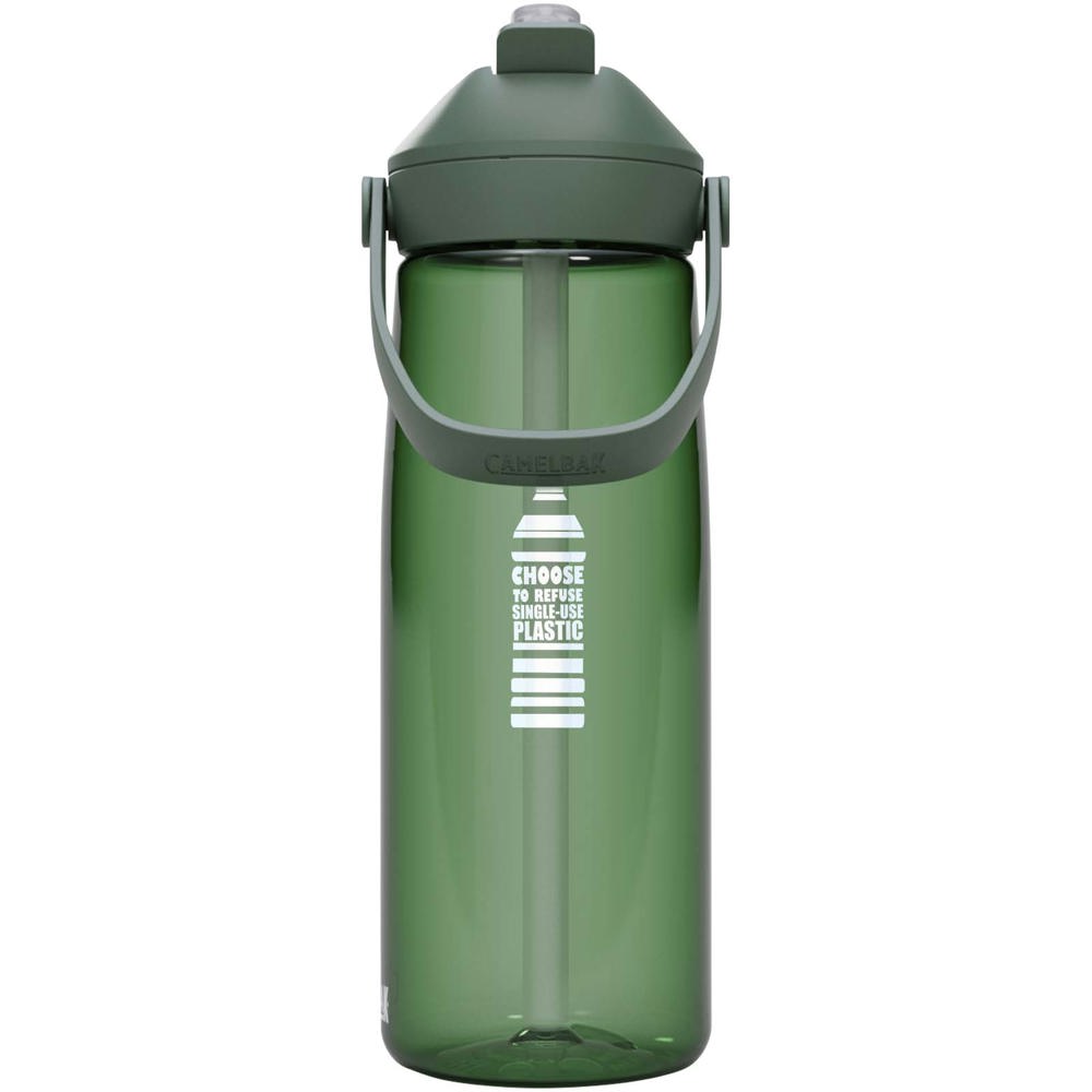 Camelbak® Thrive Flip 750 ml Tritan Renew Trinkflasche mit Flip Strohhalm waldgrün