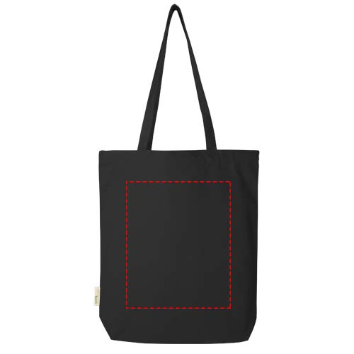 Orissa 270 g/m² Tragetasche aus Bio-Baumwolle 10L schwarz
