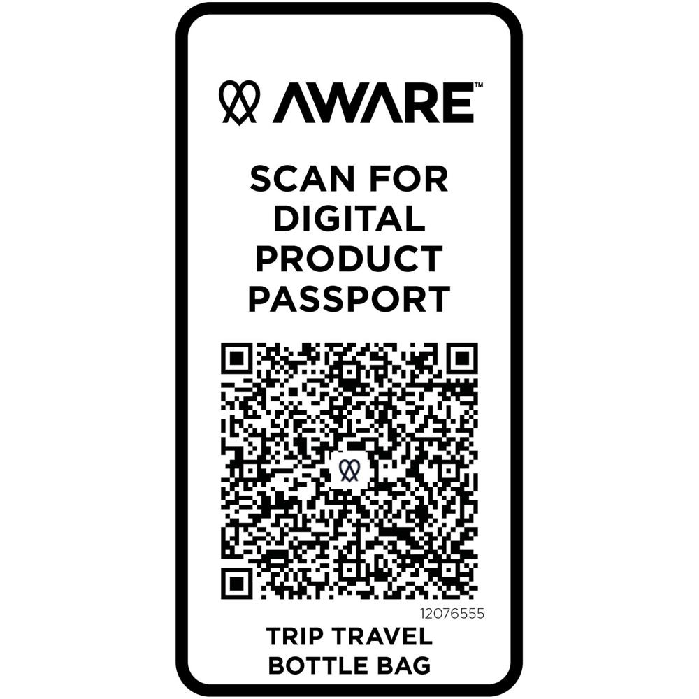 Trip Aware™ Recycelte Reisetasche für Flaschen 2 L Hale Blue