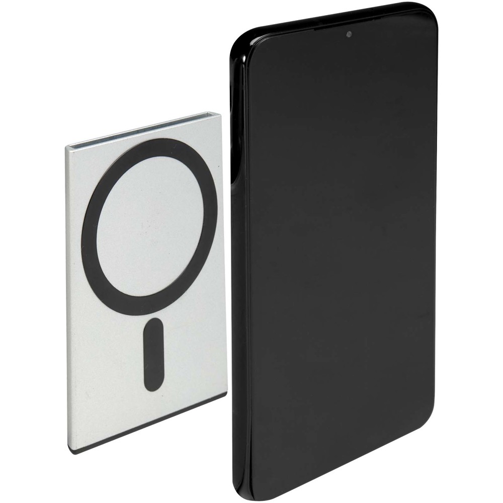 Porte-carte RFID magnétique SMART RCS argenté
