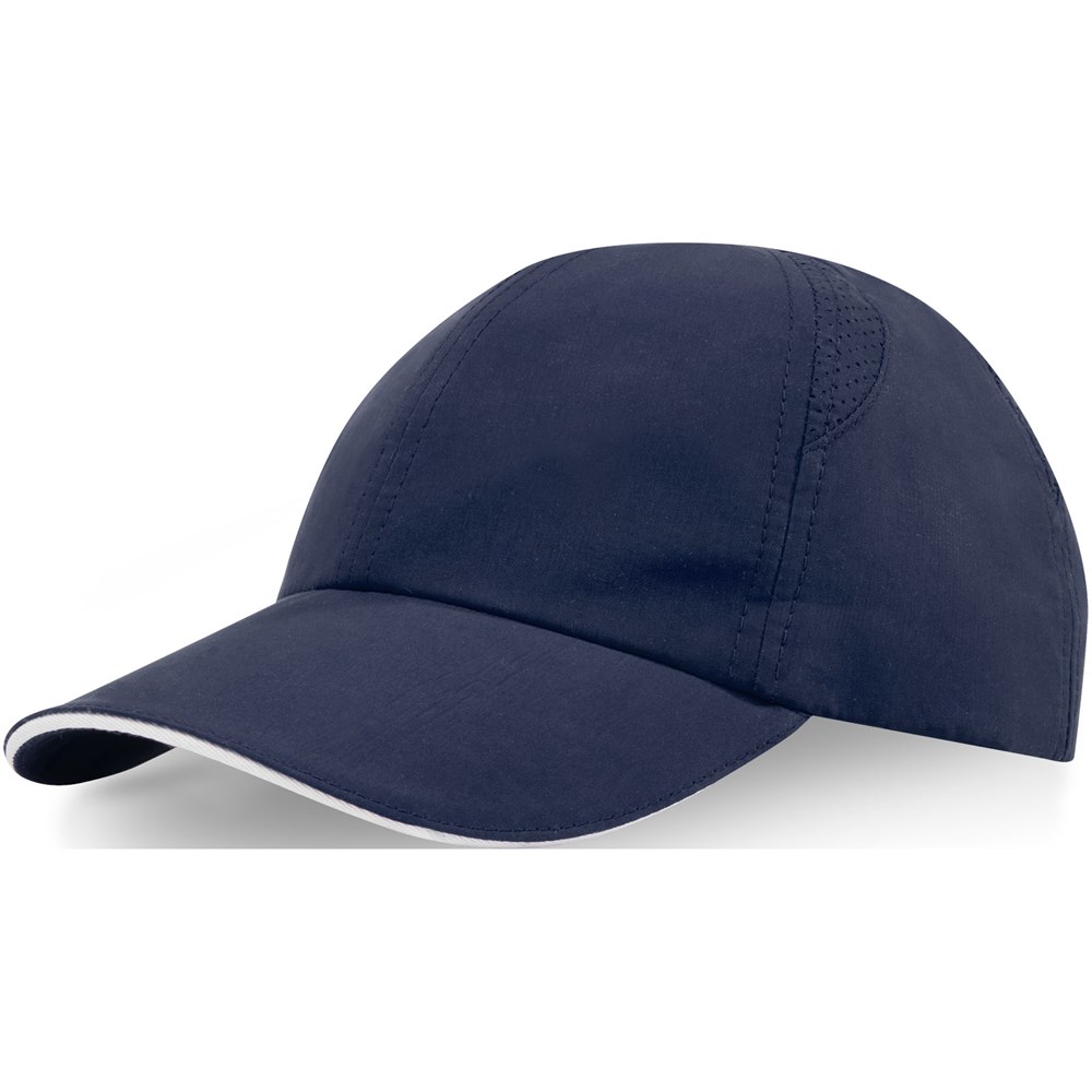 Morion GRS recycelte Cool Fit Kappe mit sechs Segmenten navy