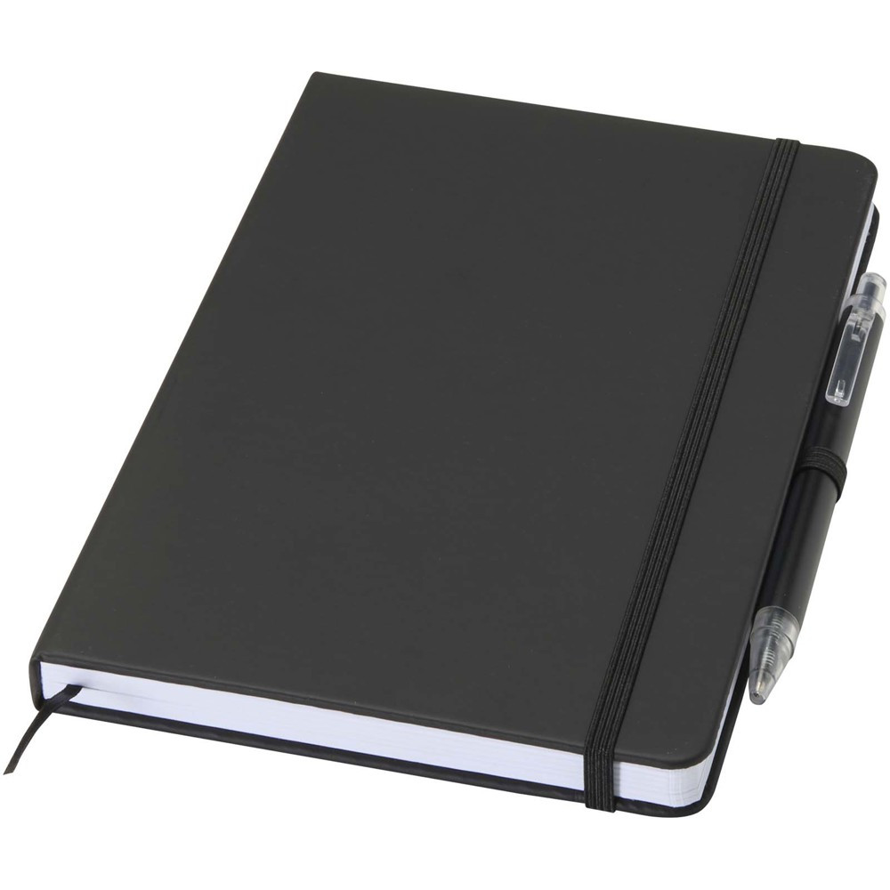 Spectrum Set A5 Hardcover Notizbuch aus Recyclingpapier und einem Kugelschreiber