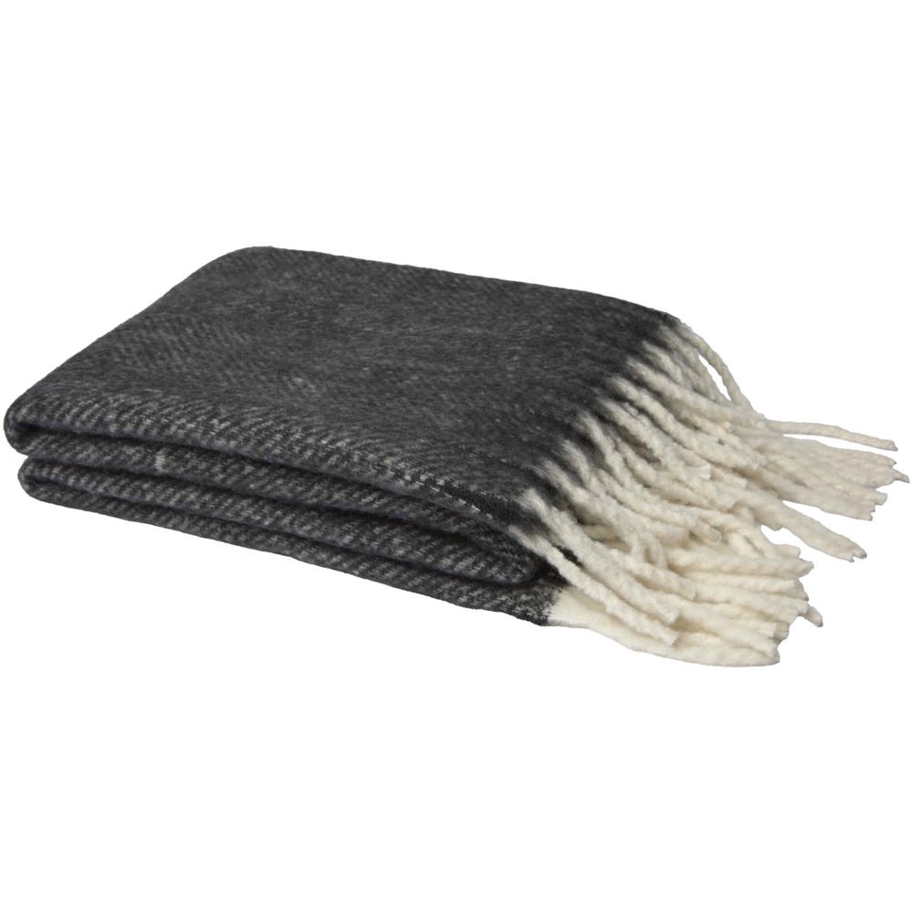 Dolly GRS-recycelte Decke schwarz