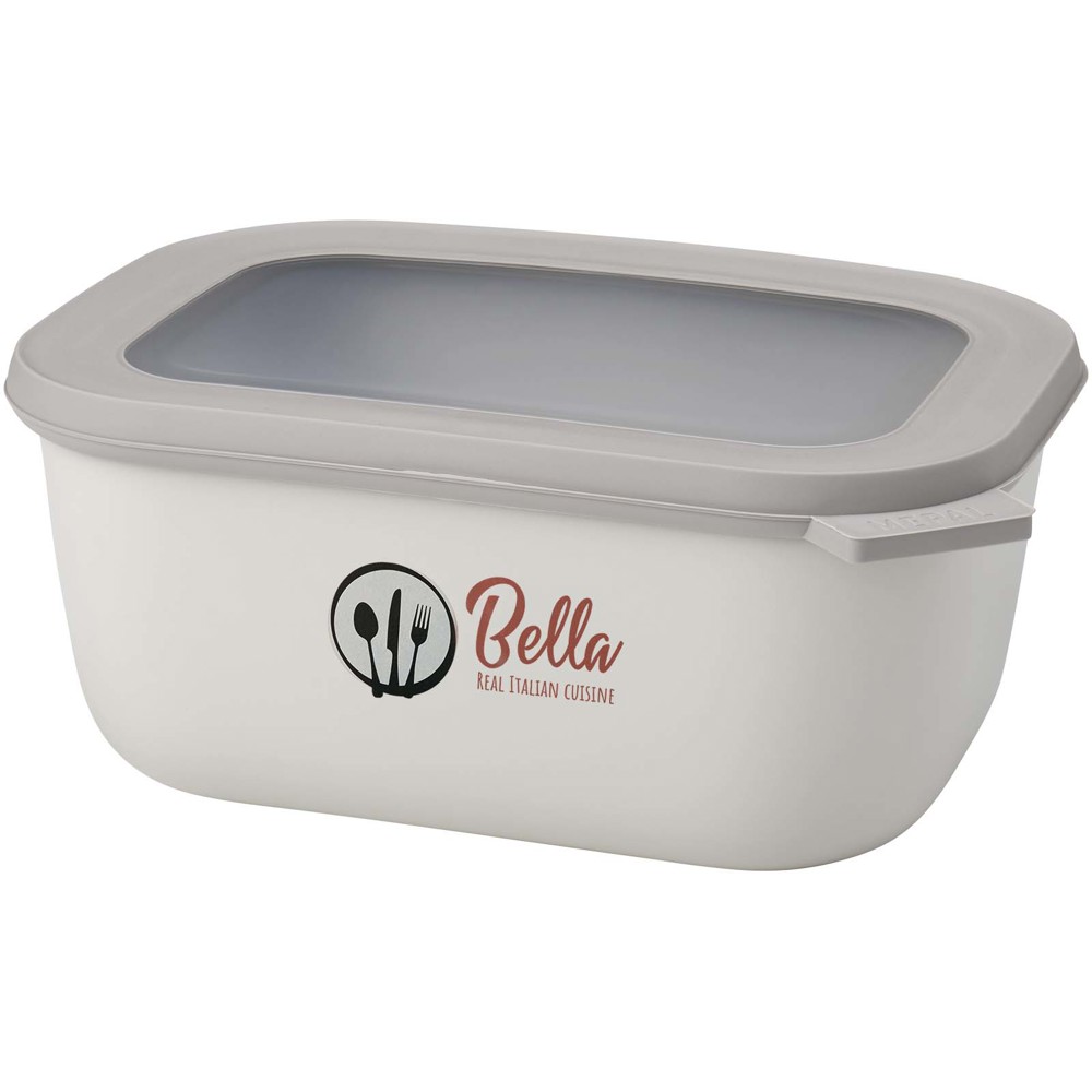 Mepal Cirqula 1500 ml rechteckige Mehrzweck-Schale Weiss
