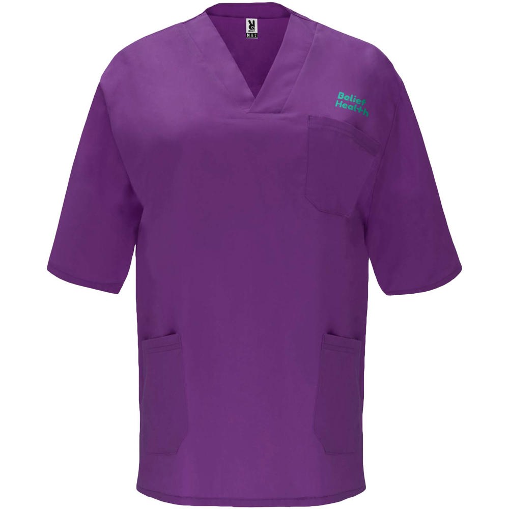 Panacea Kurzärmeliges Arbeitshemd, 160 g/m2, unisex traube