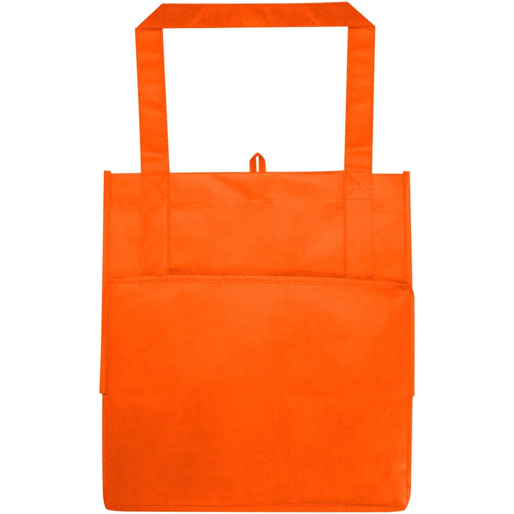 Liberty Tragetasche mit hartem Boden aus recyceltem GRS Non Woven 6 L orange