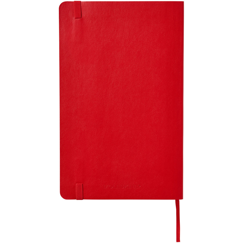 Moleskine Classic Softcover Notizbuch L – blanko scharlachrot