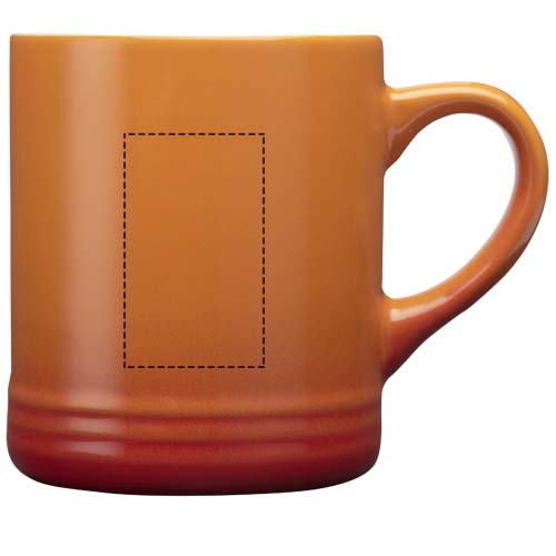 Mug Laguna en céramique de 330 ml Orange