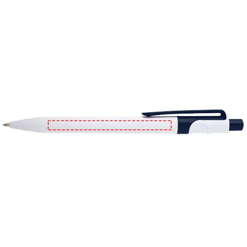 Stylo bille Unica en plastique recyclé (encre noire) Marine