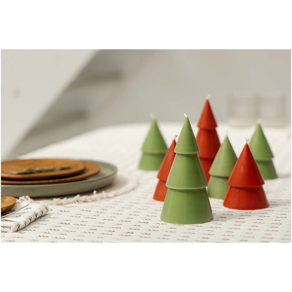 Bougie Originalhome format moyen - set de 2 rouge