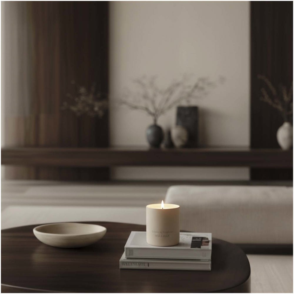 Bougie parfumée Wellmark Ecru