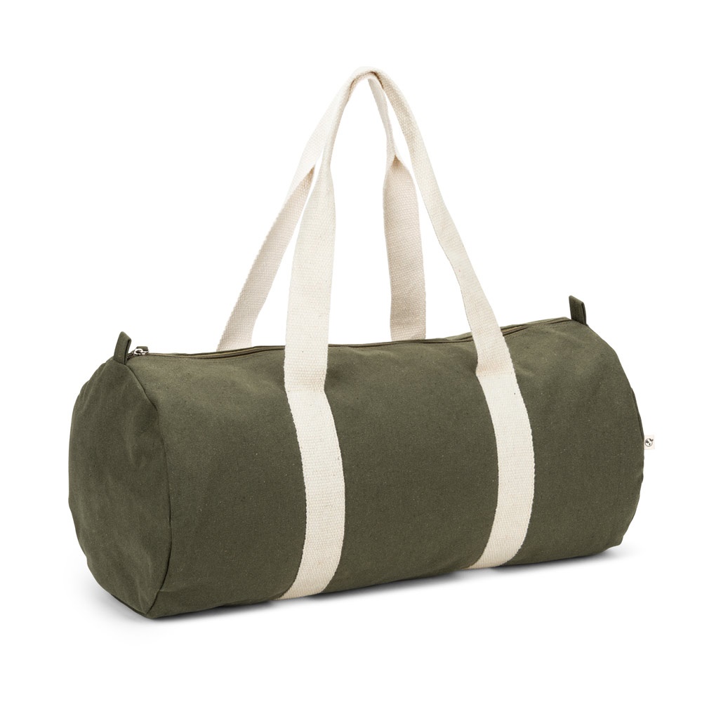 SAINT SPORT Sac de sport en coton recyclé et polyester recyclé (380 g/m²) vert foncé