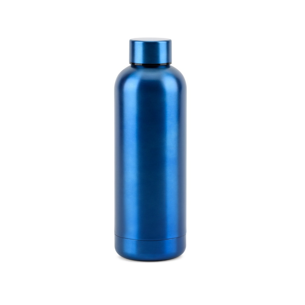 ODIN METTALIC Flasche aus 90% recyceltem Edelstahl 550 mL königsblau