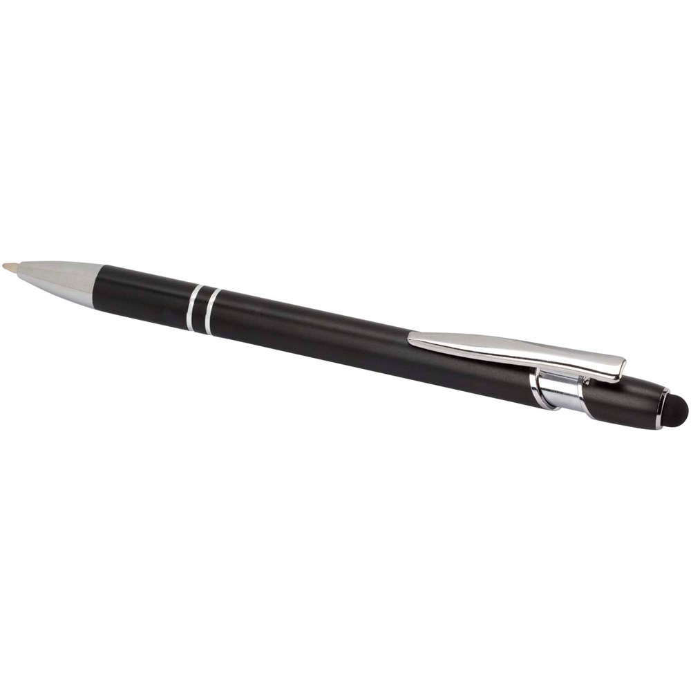 Kish Kugelschreiber mit silbernem Finish (blaue Mine) Schwarz