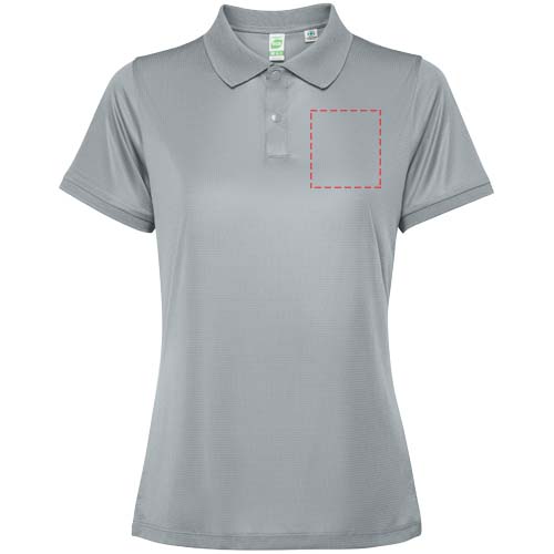 Polo Tormo à manches courtes pour femme Gris