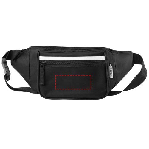Sac banane en RPET GRS Journey noir