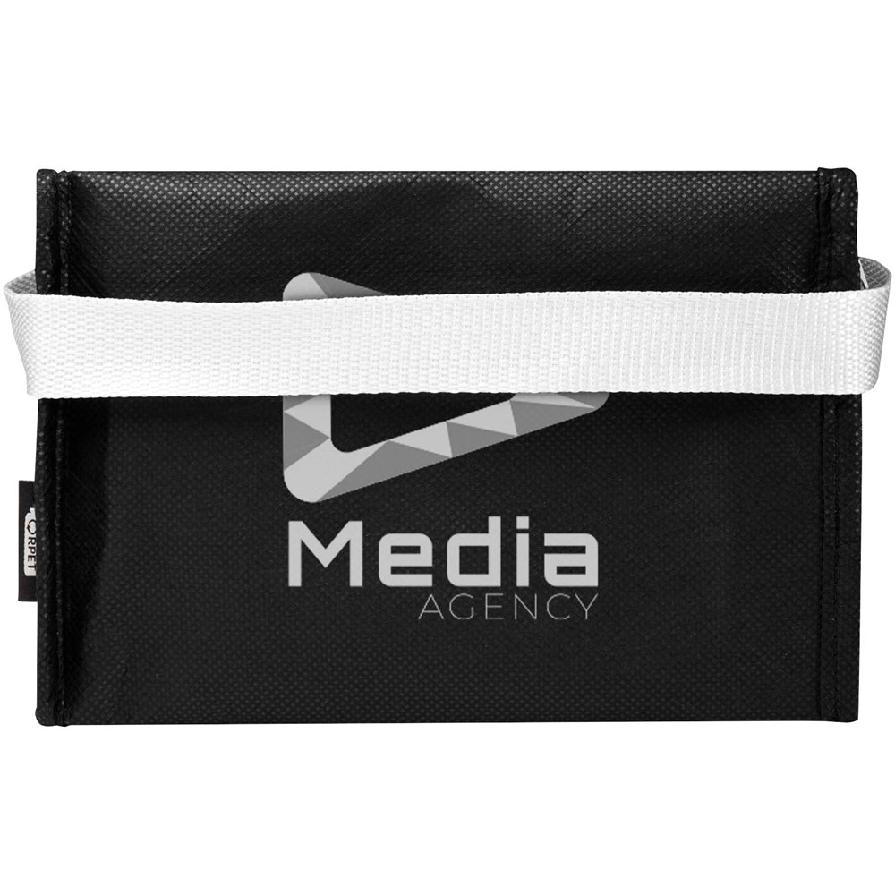 Spectrum Kühltasche aus recyceltem GRS Non Woven für 6 Dosen 4 L schwarz
