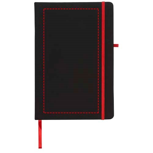 Noir A5 Notizbuch schwarz, rot