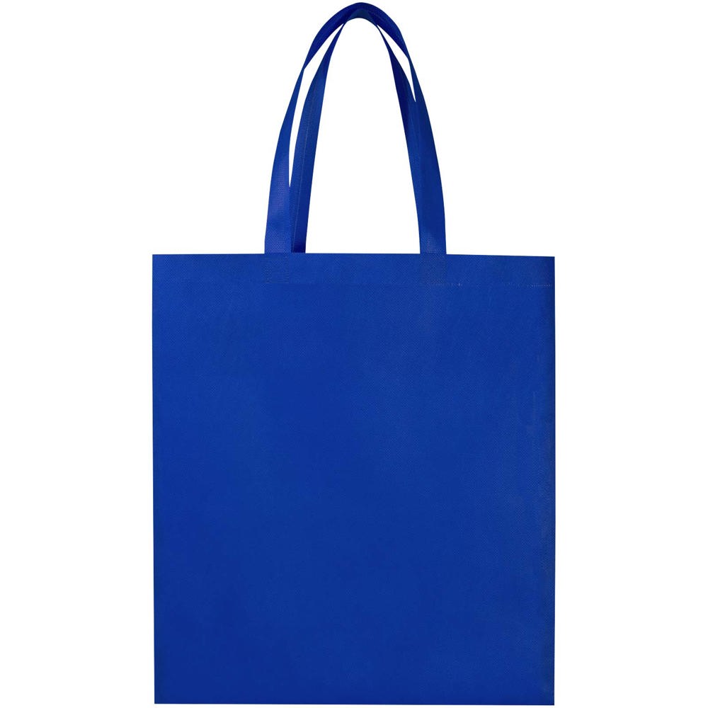 Sac shopping à soufflets EcoSeal non tissé recyclé et certifié GRS de 12 L Bleu royal