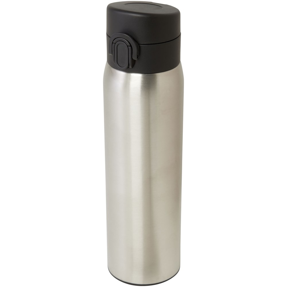 Fiole isotherme Sika de 450 ml en acier inoxydable recyclé certifié RCS Argent