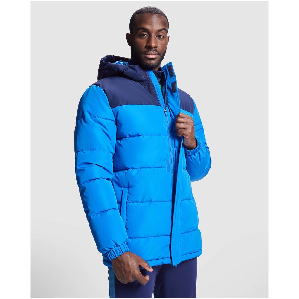 Veste Tallin isolante unisexe Curry Yellow, Noir