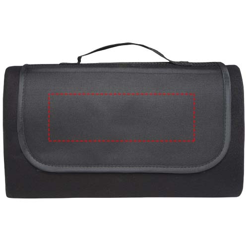 Salvie Picknickdecke aus recyceltem Kunststoff Schwarz