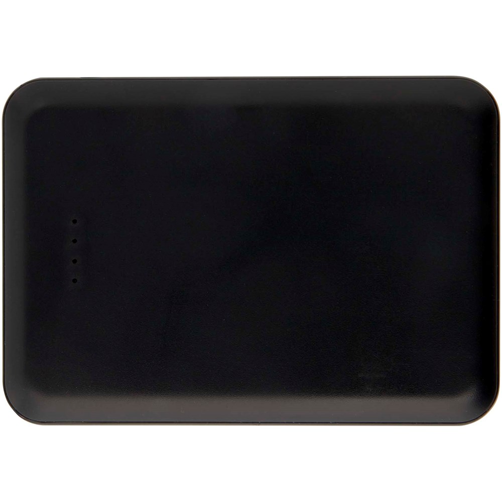 Asama 5000 mAh Typ-C Powerbank aus recyceltem Kunststoff schwarz