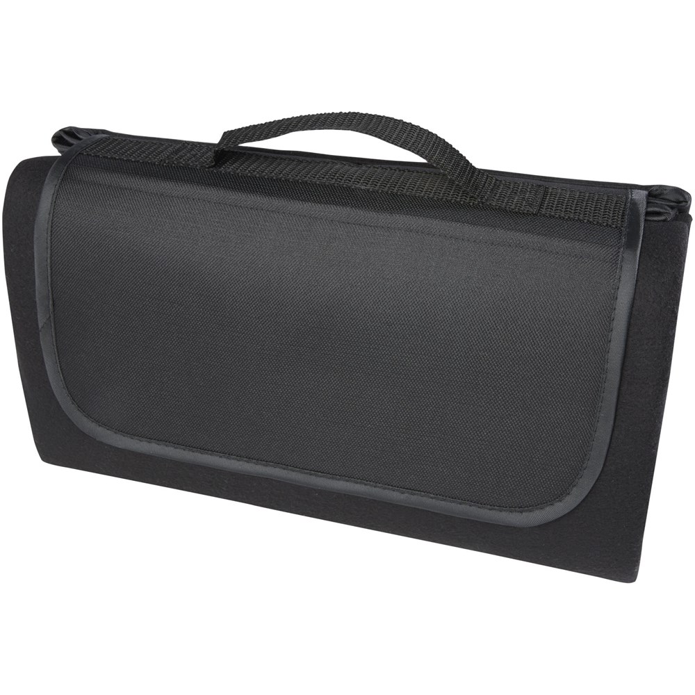 Salvie Picknickdecke aus recyceltem Kunststoff Schwarz